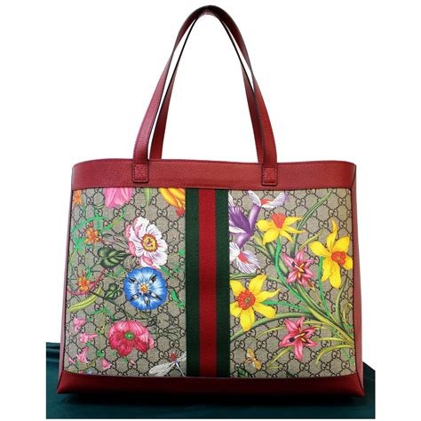 gucci ophidia flora tote